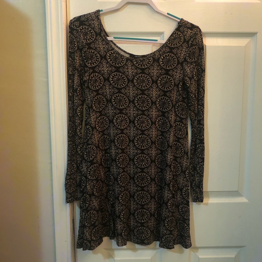 Scoop Neck Tshirt Dress